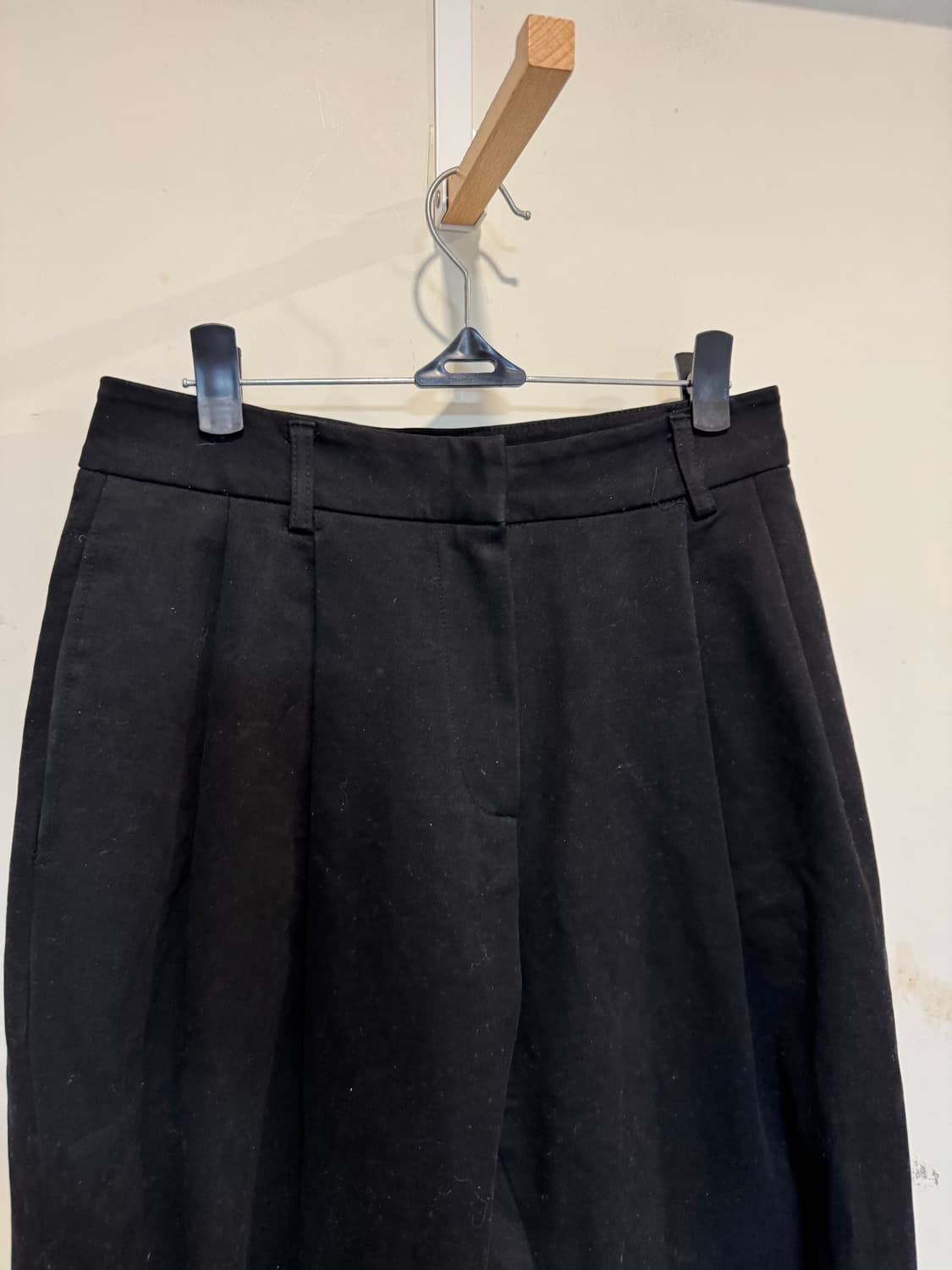 kindersalmon 킨더살몬 블랙코튼 팬츠 상품이미지6