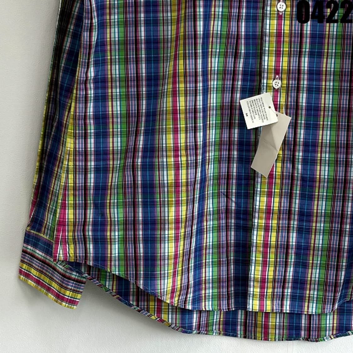 폴로 랄프로렌 멀티 컬러 체크 셔츠 XL 0422 상품이미지3