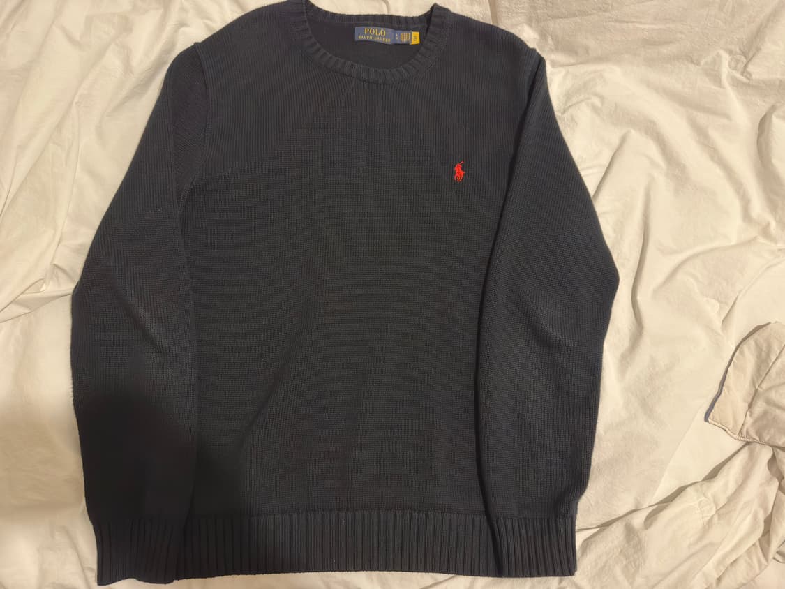 [폴로] 코튼 크루넥 스웨터 L 상품이미지2