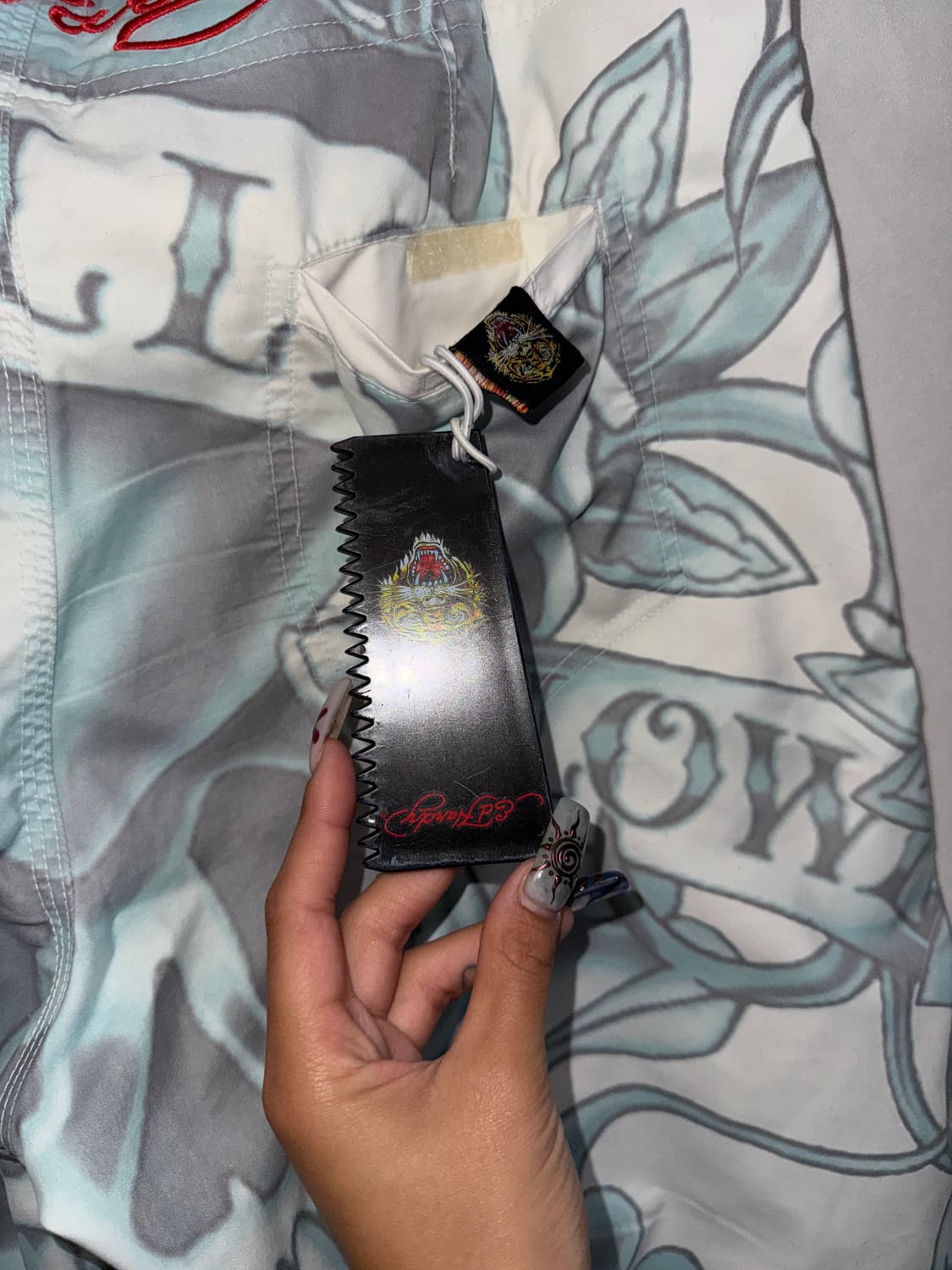 Ed Hardy oldschool punk skull swim pants 상품이미지6