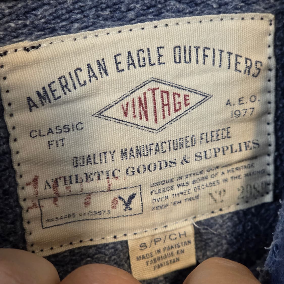 아메리칸 이글 프린팅 오버룩 후드티 상품이미지9