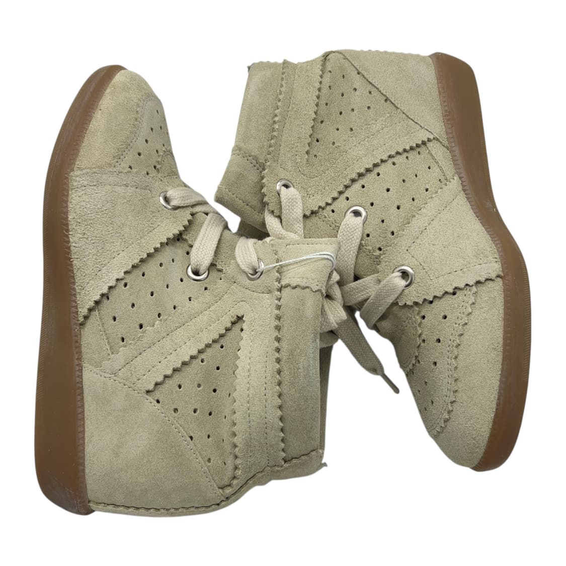 245 W 이자벨 마랑 바비 스웨이드 웨지 스니커즈 (EU38) 상품이미지2