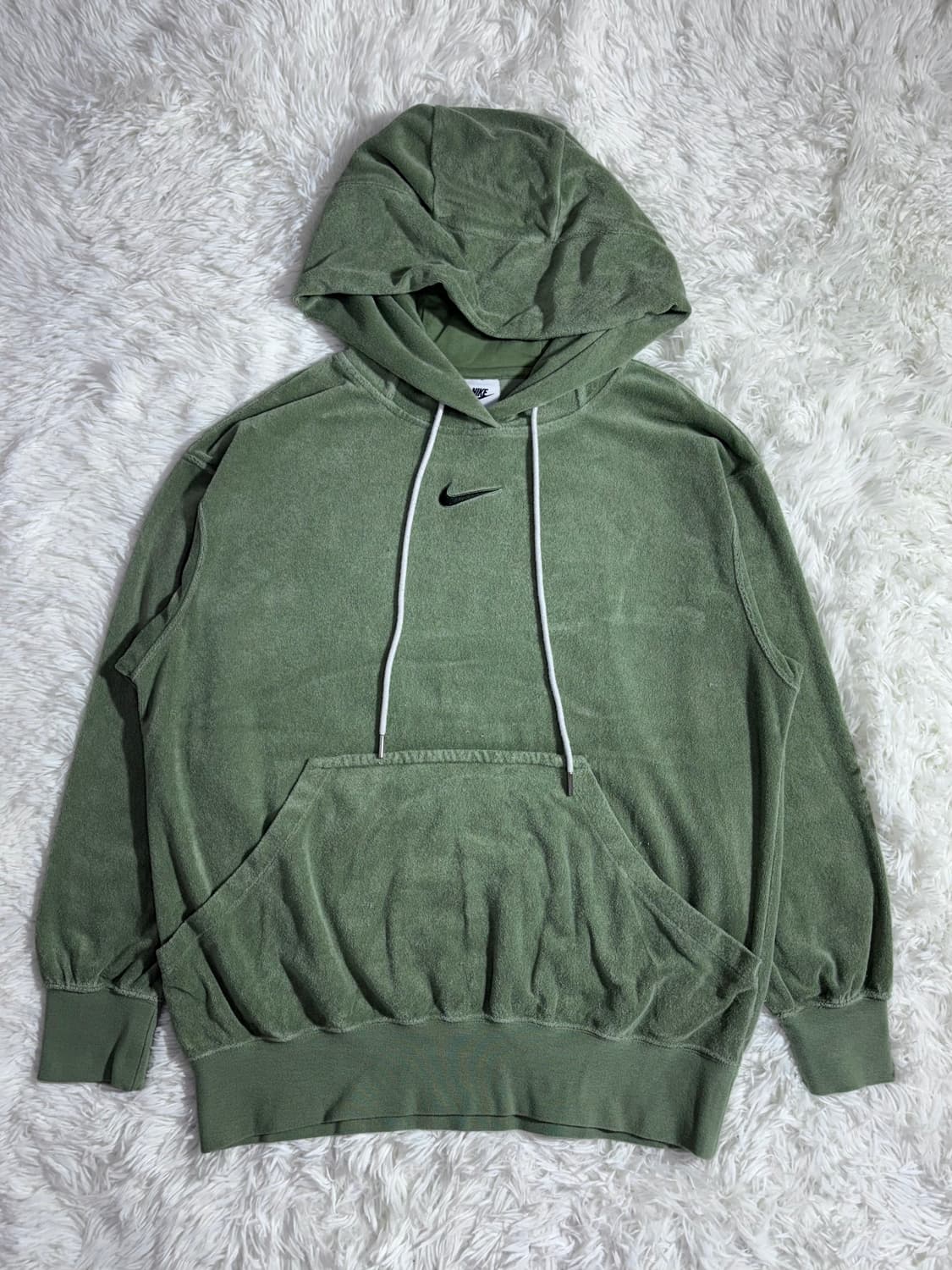 나이키 그린 미드스우시 테리 후드  상품이미지3