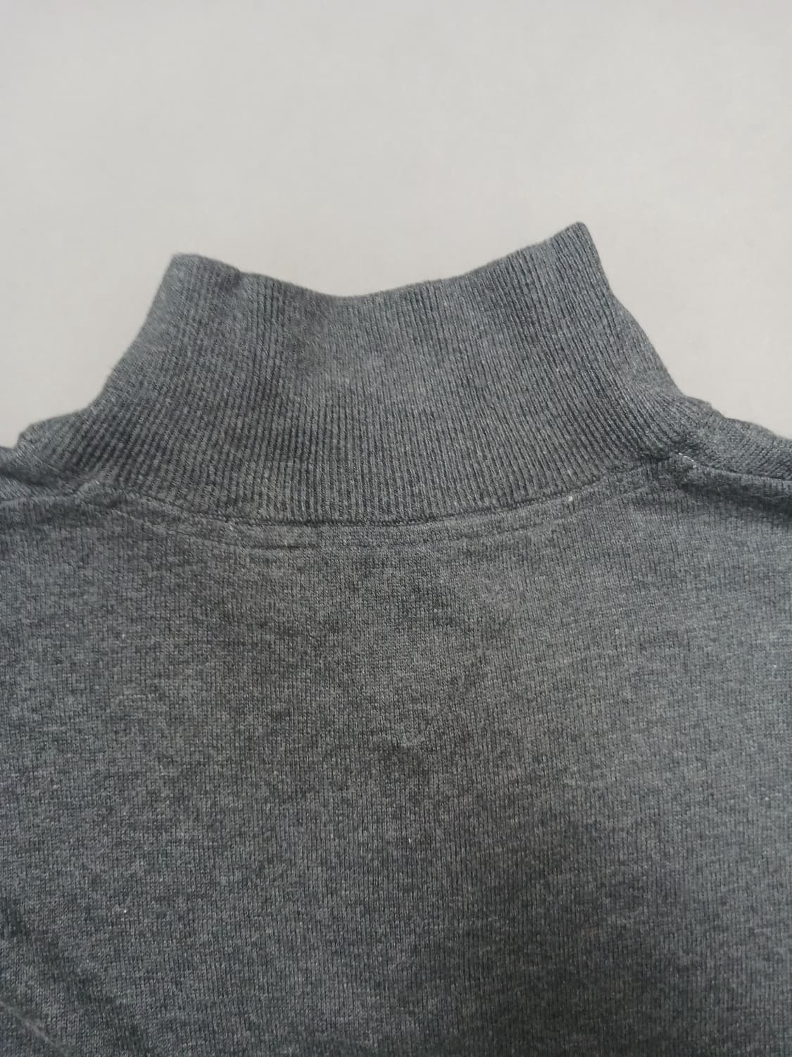 [M] 리포트 콜렉션 하프지퍼 긴소매 스웨터 니트 그레이 상품이미지7