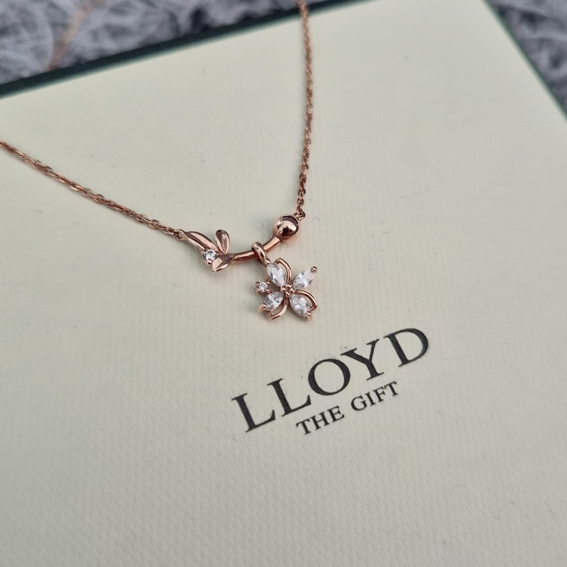 로이드 플라워 14k 목걸이 상품이미지1