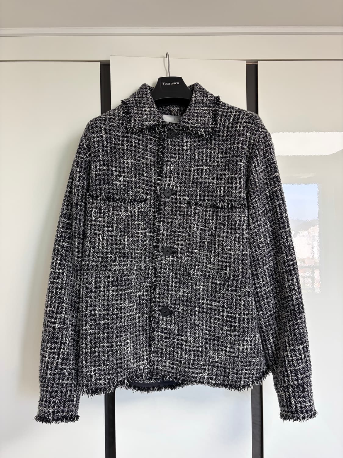 IRO MEN 이로맨 오버핏 트위드 자켓 M사이즈 상품이미지1