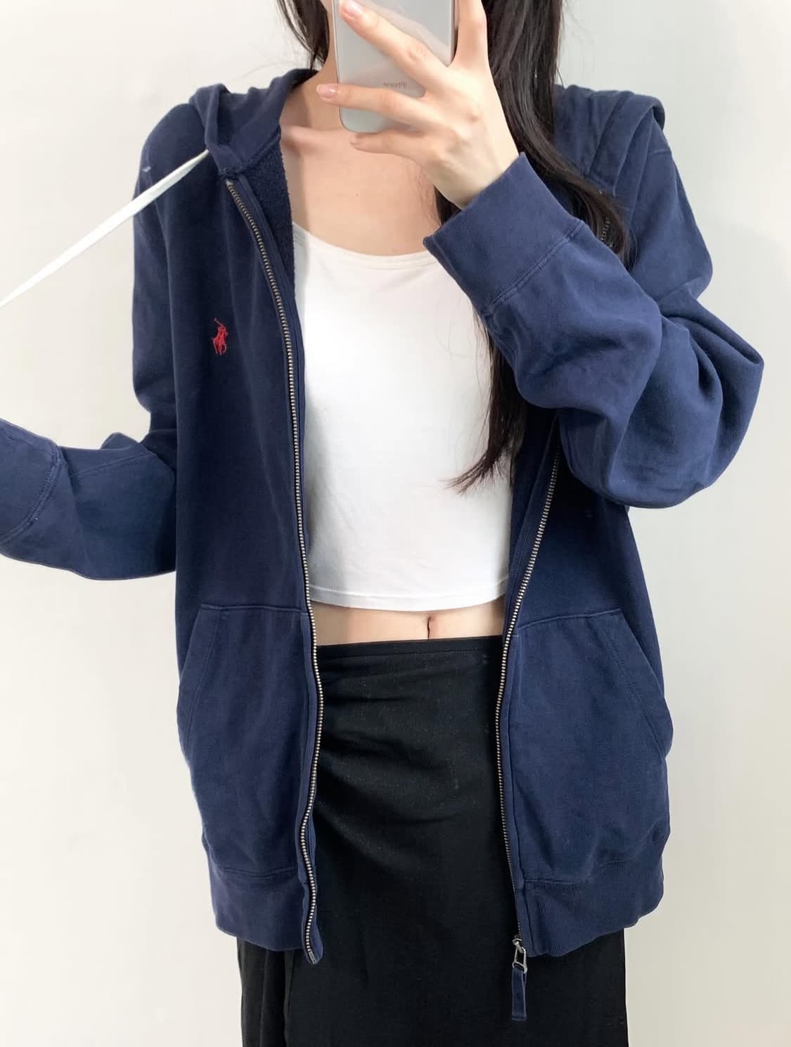 Polo by RalphLauren 폴로 네이비 후드집업 상품이미지2