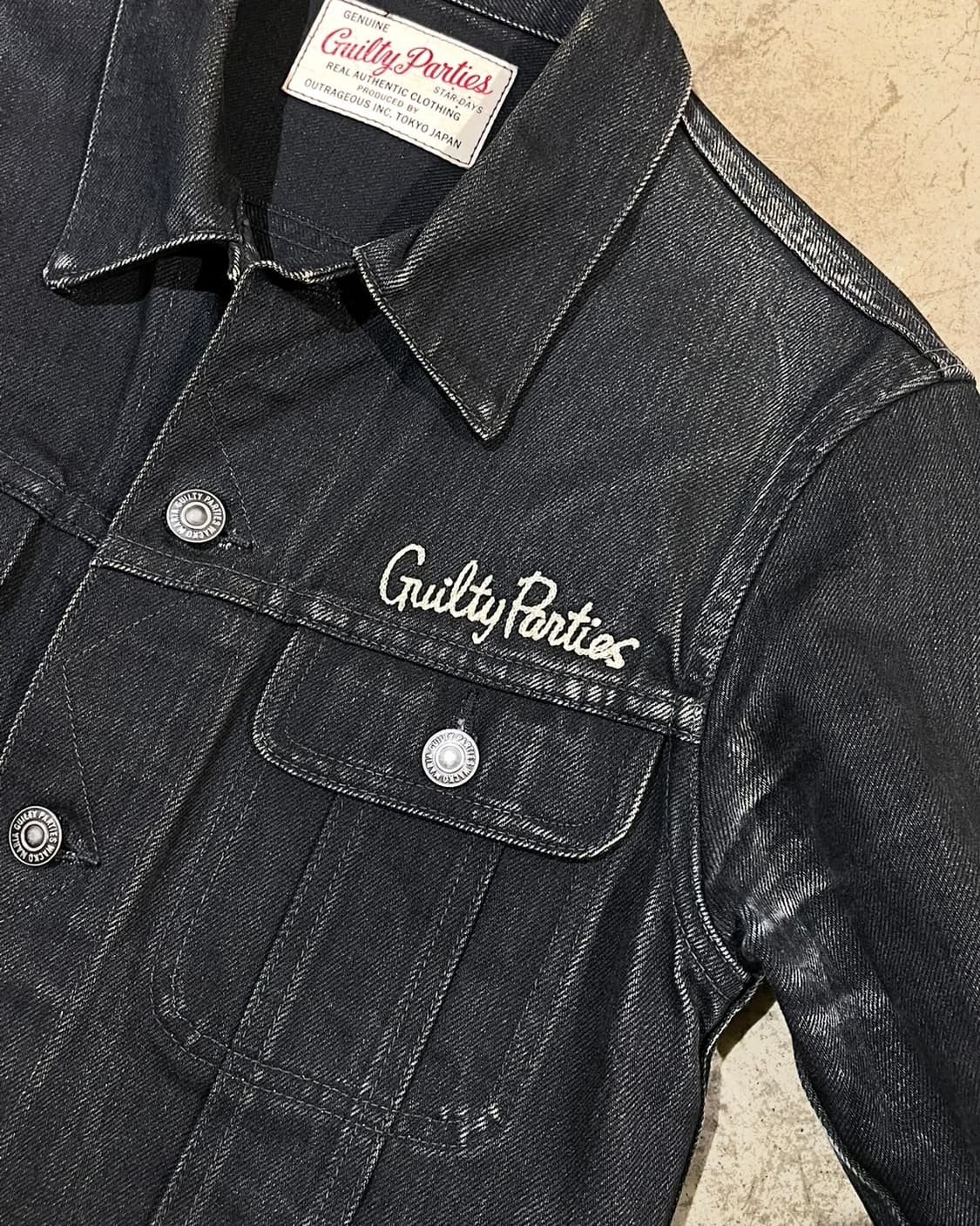 Wackomaria 와코마리아 체인스티치 데님 자켓 (B5126) 상품이미지3