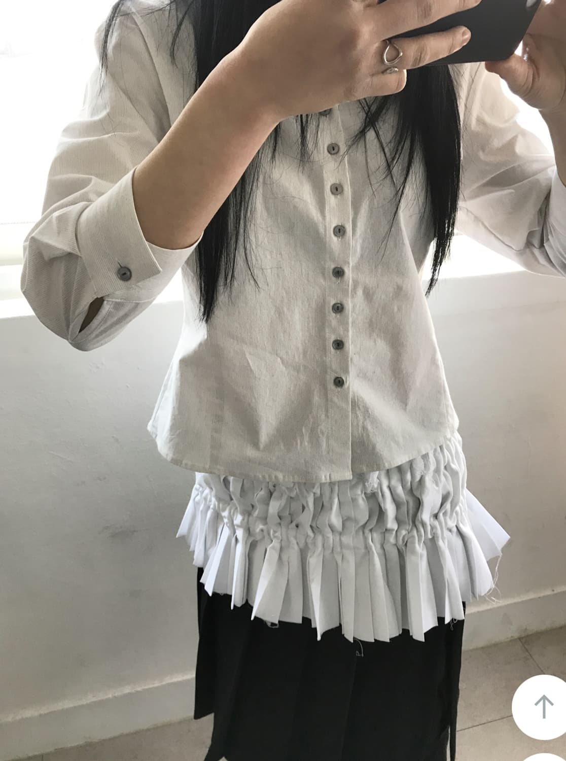 튜프티 maison button shirt - ivory 상품이미지2