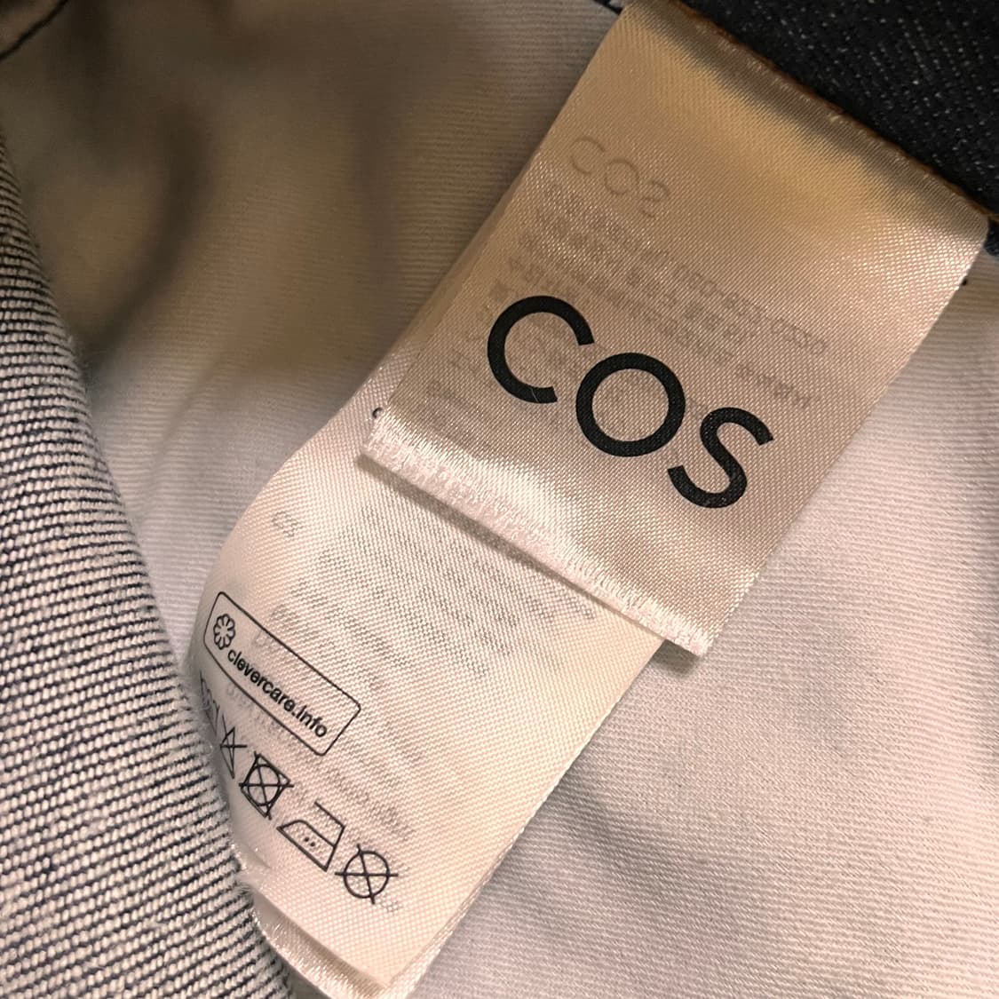 코스 루즈 스트레이트 데님팬츠 W28 상품이미지6