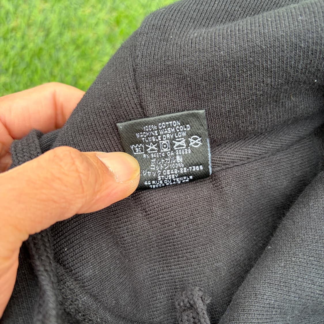 L)스투시 X 아워레가시 피그먼트 후드티 상품이미지6