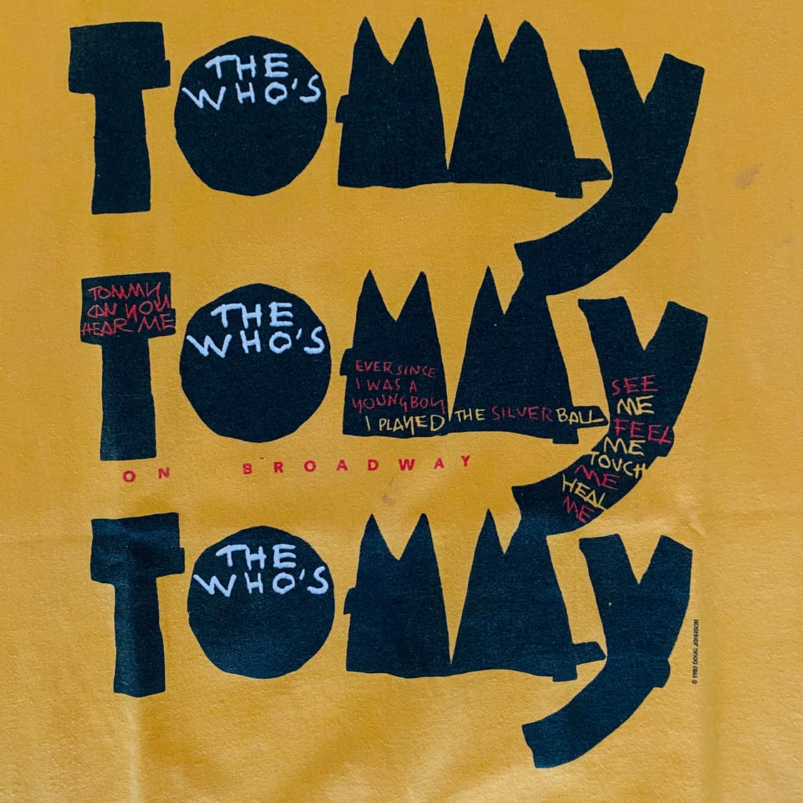 (XL) 90s 빈티지 the who tommy 더후 밴드티 상품이미지4