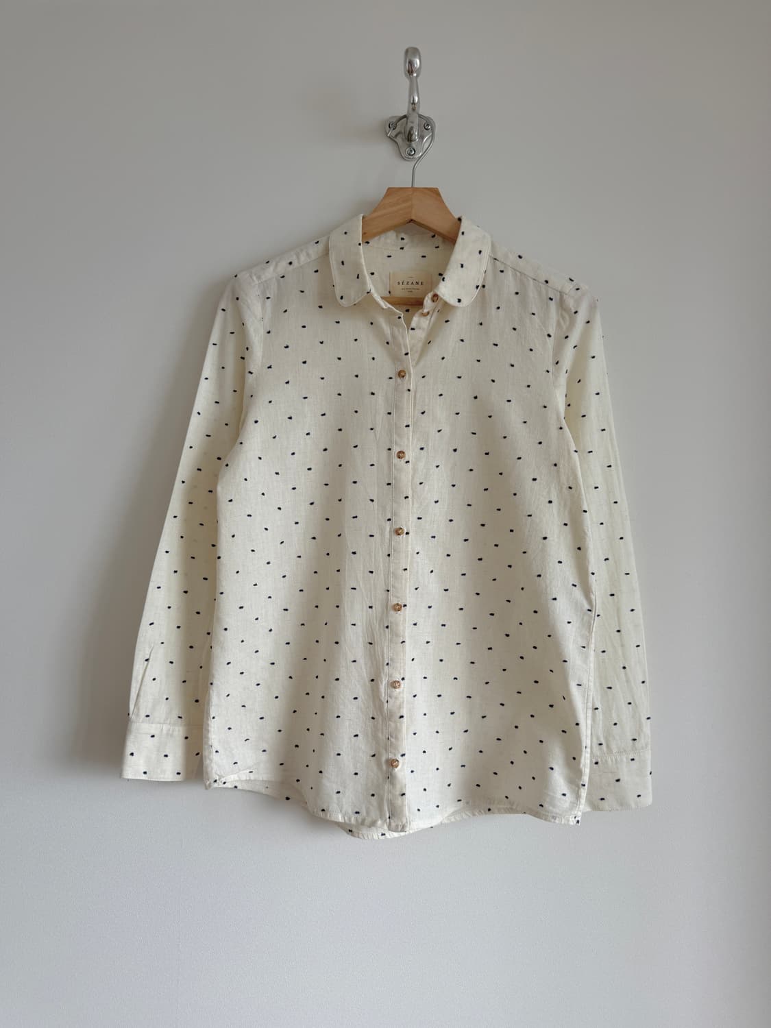 세잔(SEZANE) 도트 린넨 셔츠 상품이미지1