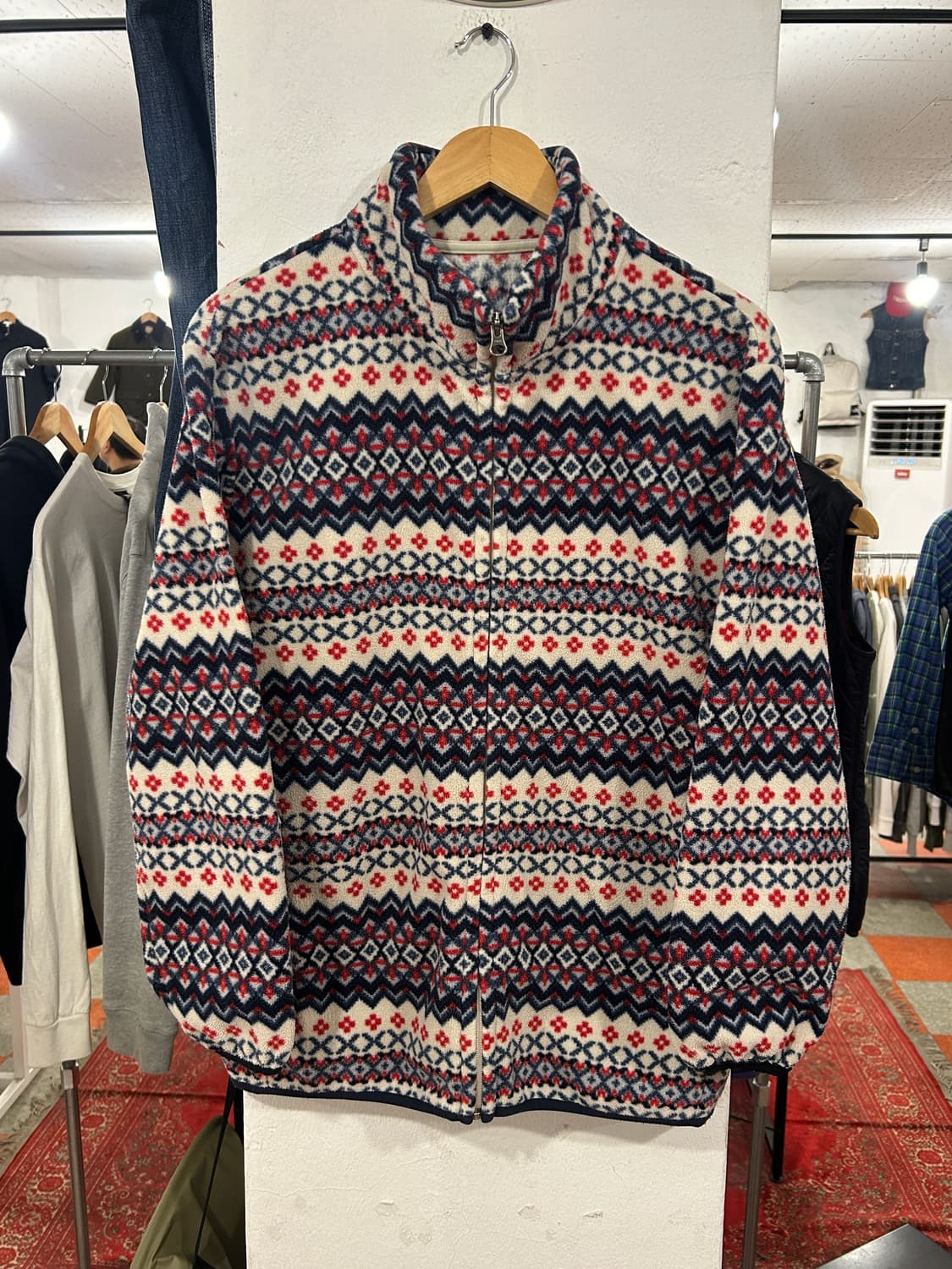 패턴 후리스 상품이미지2