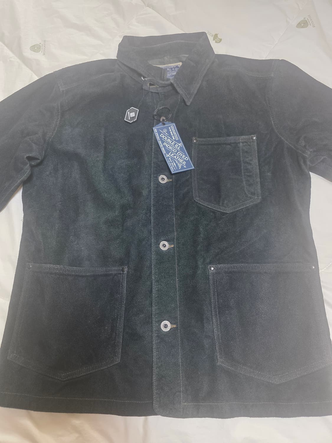 더불알앨(M) 인디고 러프아웃 스웨이드자캣 빈티지  인디고 상품이미지7