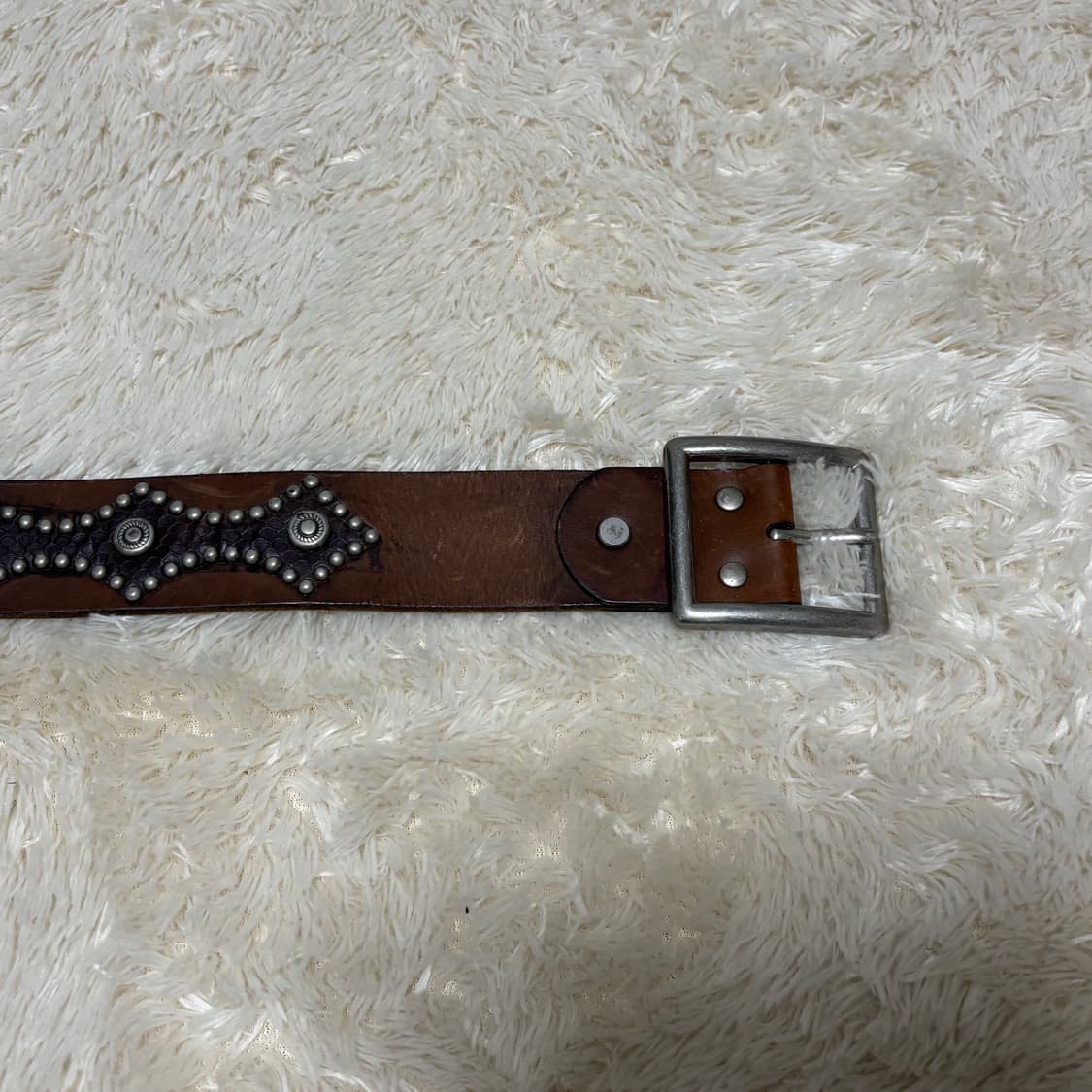 빈티지 가죽 벨트 상품이미지3