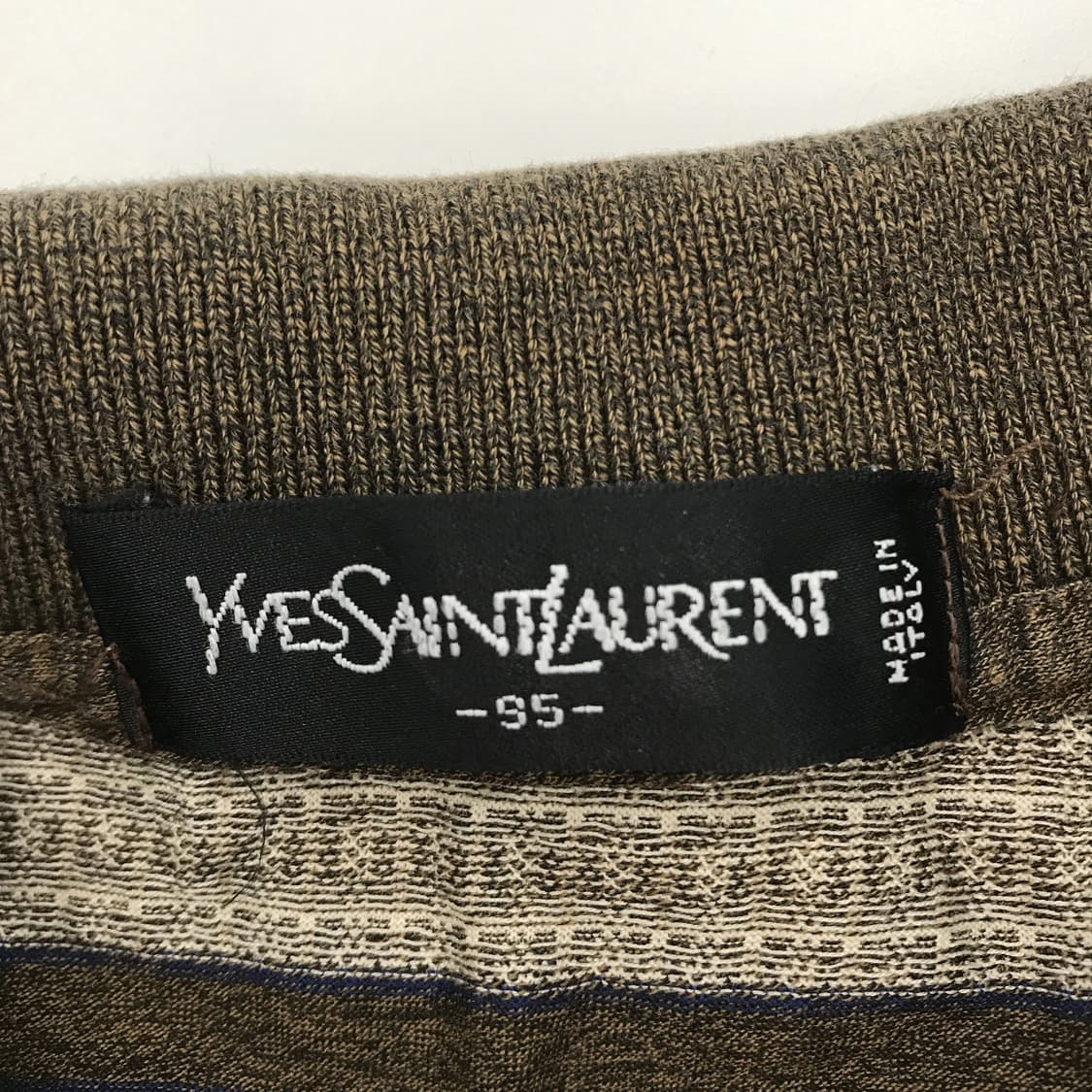 YSL 입생로랑 이태리메이드 90s 패턴카라티 [95] 상품이미지5