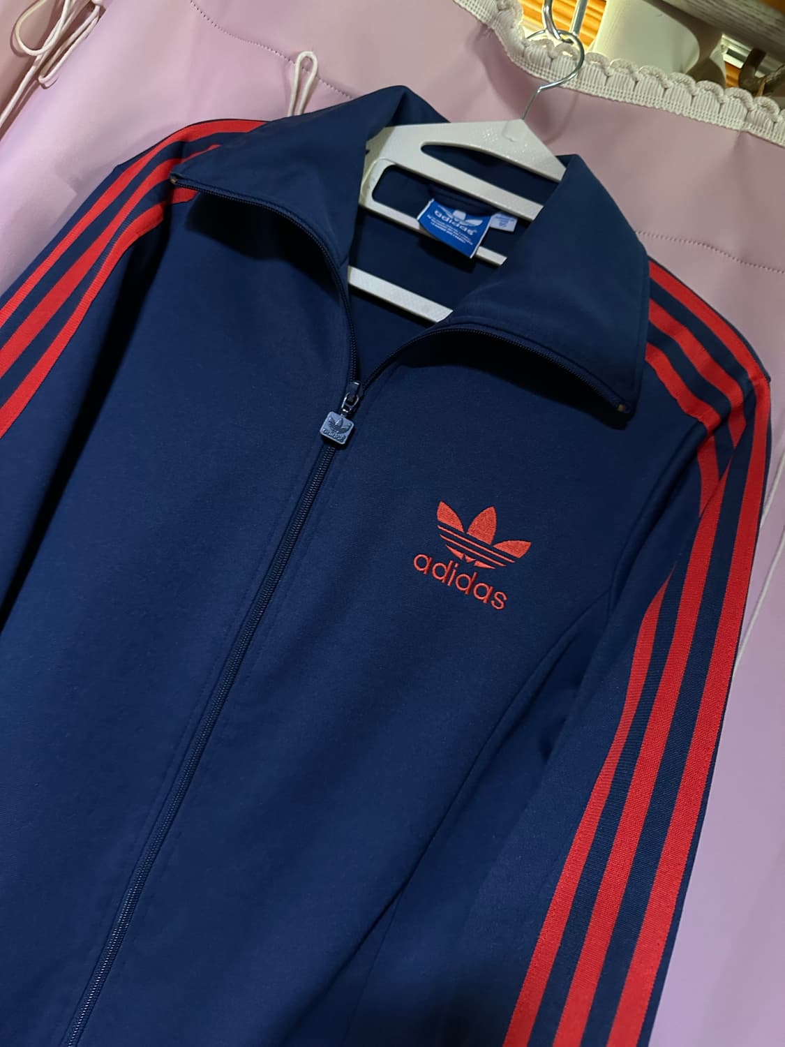 아디다스 져지 아디다스 유로파 트랙탑 네이비 레드 파이어버드 불꽃져지 상품이미지2