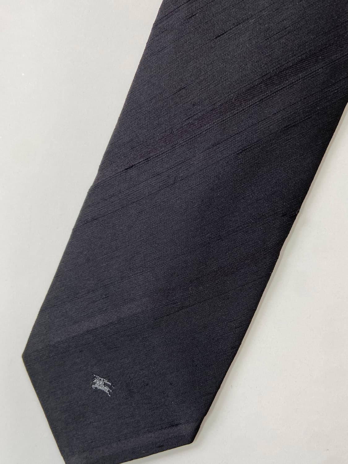 버버리 (Burberry) 심플로고 정품 명품 블랙 넥타이 상품이미지8