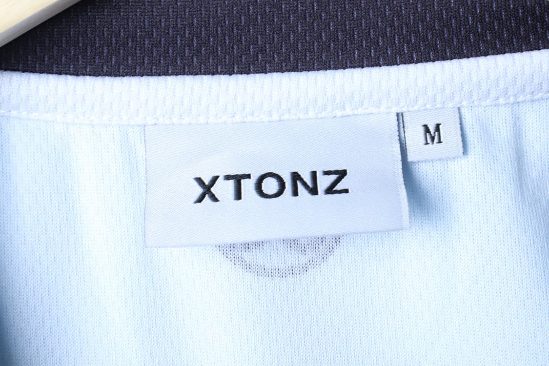 (M-2XL) 엑스톤즈 긴팔티셔츠 풋볼져지 연블루 스트릿-H32520 상품이미지6