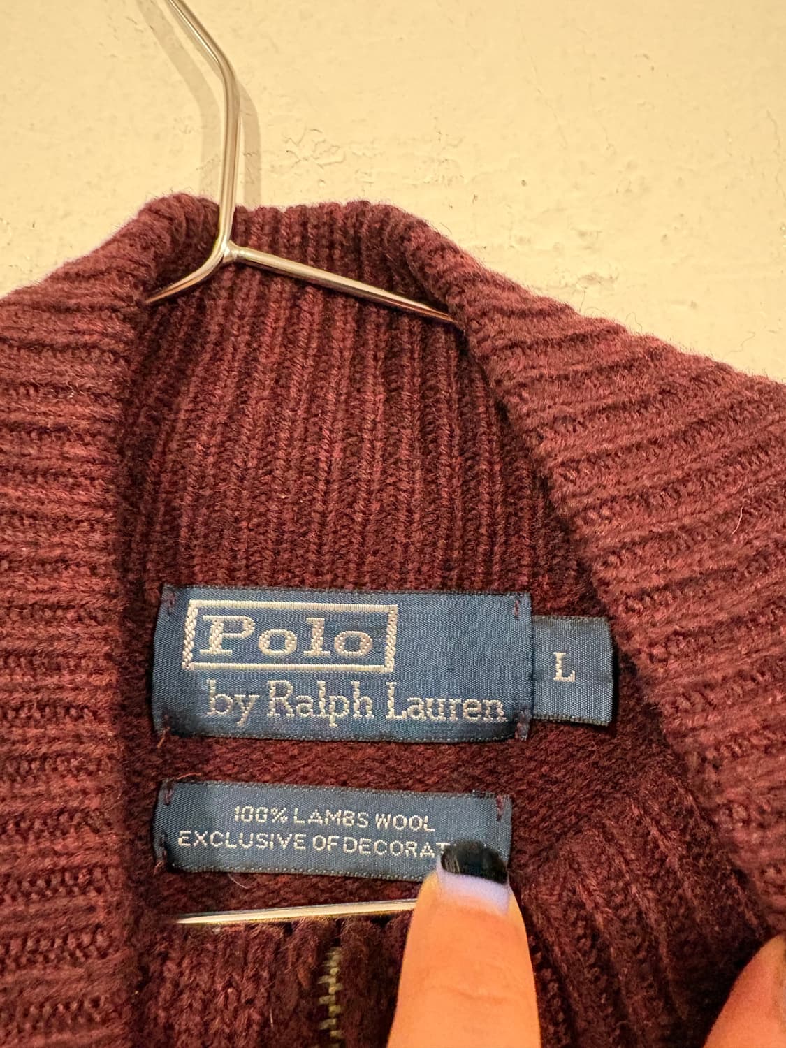 폴로 니트반집업 상품이미지4