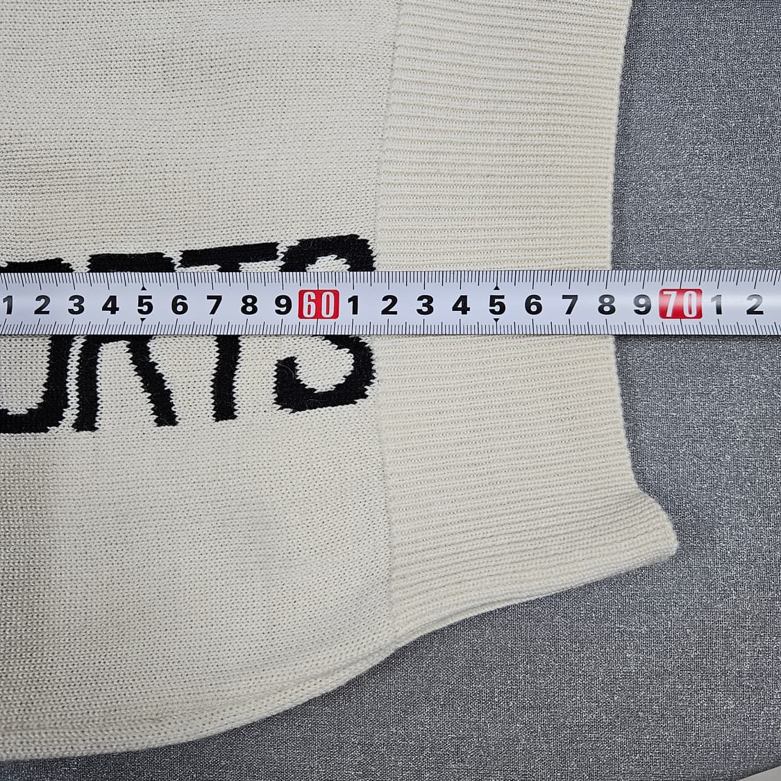 L 엠유스포츠 MU 골프 목폴라 니트 아이보리 상품이미지8