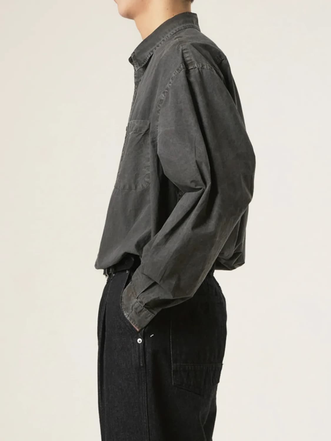 러프사이드 스폰지 다잉 셔츠 차콜 상품이미지4