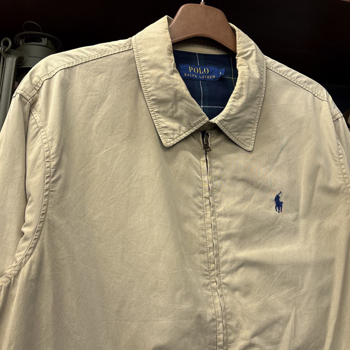 신형라벨 폴로 랄프로렌 타탄체크 라이닝 클래식 스윙자켓 N827 상품이미지3