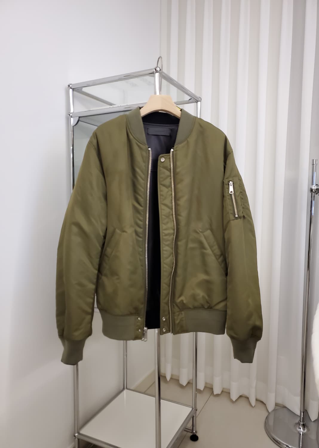 인스타펑크 양가죽 양면 ma1  항공점퍼 상품이미지6