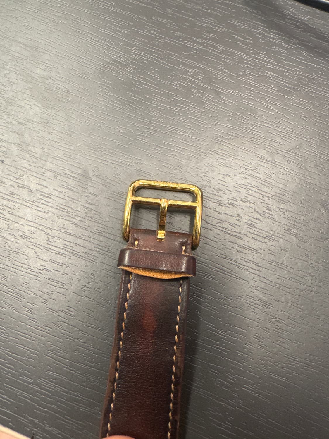 에르메스 H아워 가죽 시계 상품이미지3