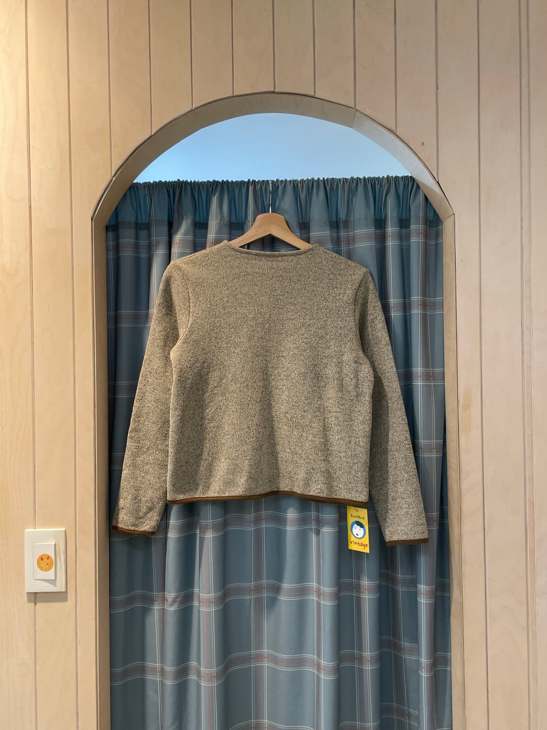 무인양품 기본핏 기모집업 상품이미지5