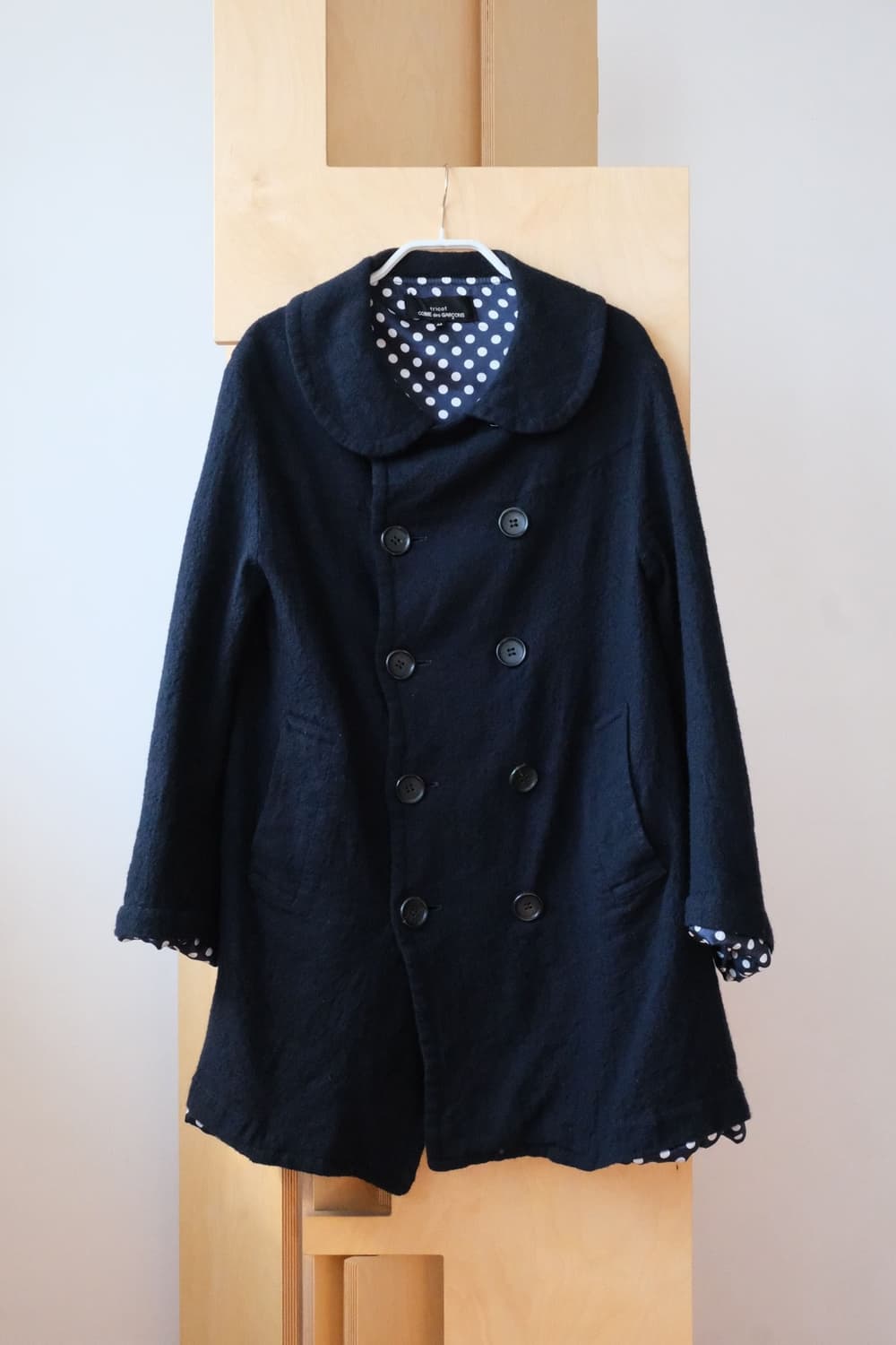  2015 Round Collar Boiled Wool coat 상품이미지1