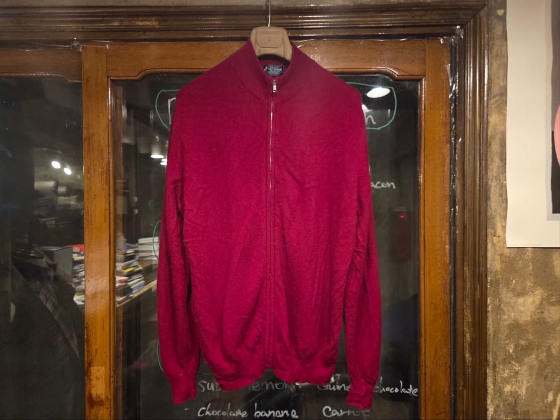 내몽고산 캐시미어 짚업 가디건  상품이미지1