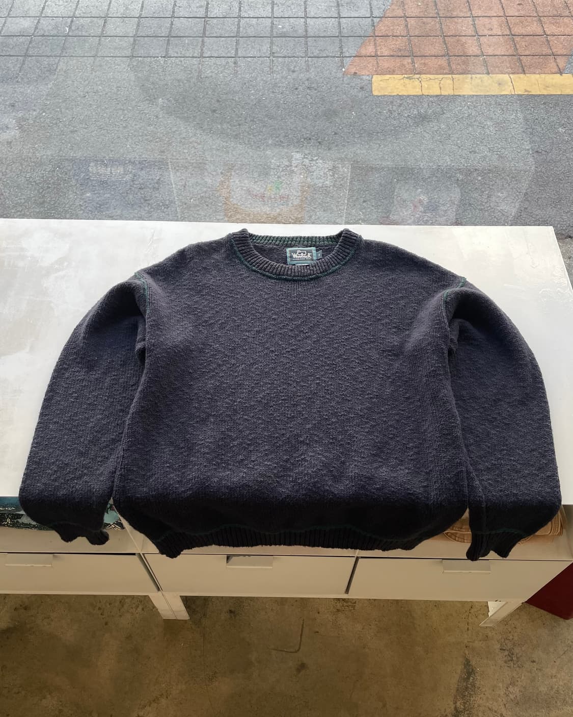 90’s USA woolrich Cotton sweater 울리치 스웨터 상품이미지3