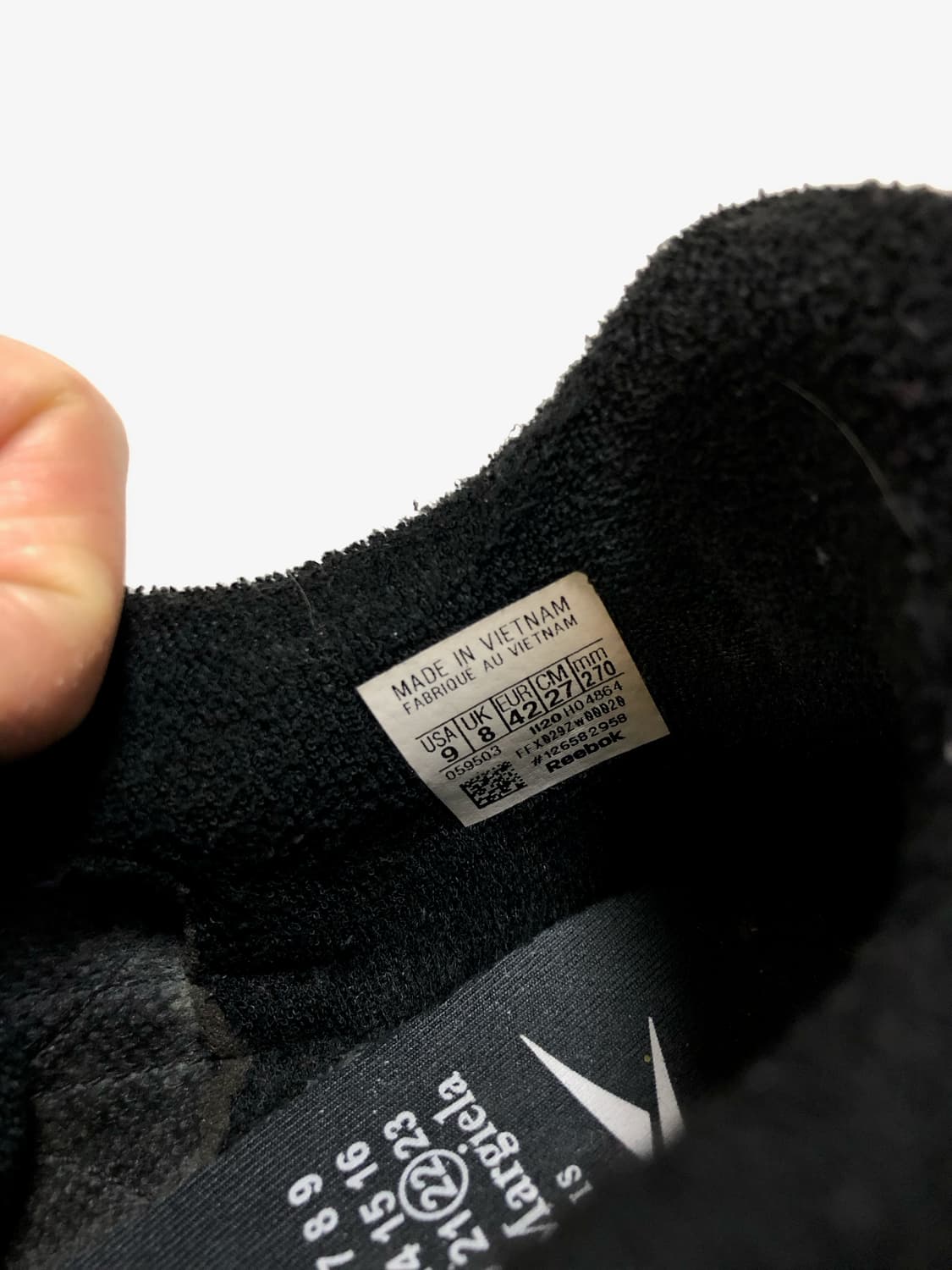 42) 마르지엘라 리복 타비 스니커즈 블랙 상품이미지2