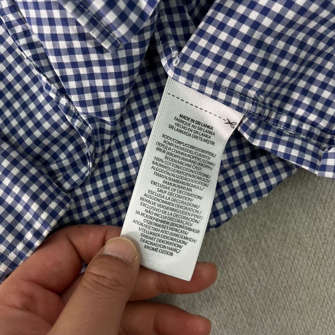 105 폴로랄프로렌 빈티지 체크 코튼셔츠 상품이미지6