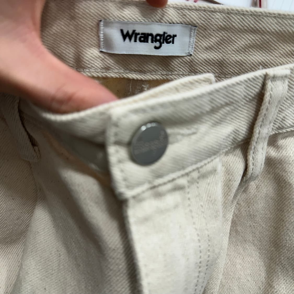 랭글러 코튼 와이드 팬츠 상품이미지2