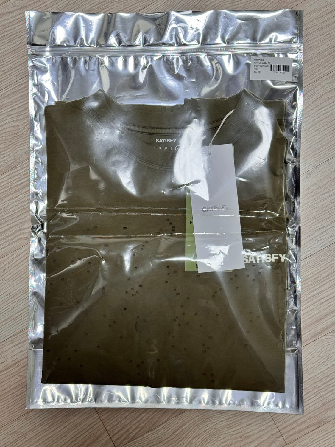 SATISFY 새티스파이 모스테크 티셔츠 에이지드 팔콘 XL (새상품) 상품이미지3