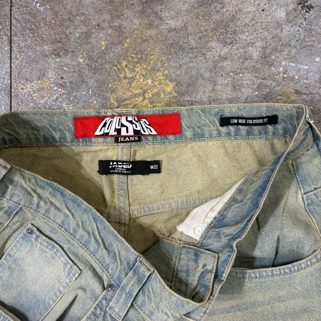 Jaded Londond colossus light wash jean 상품이미지3