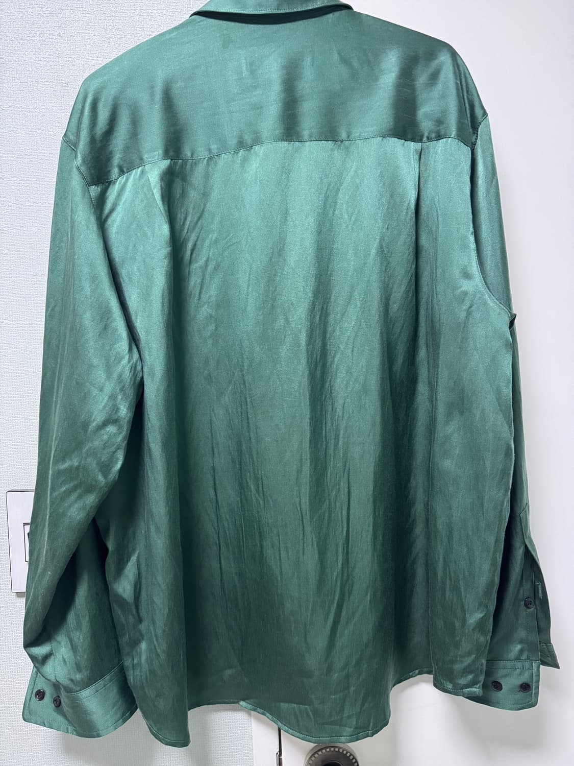 26ss 실크 그린셔츠 m 상품이미지4