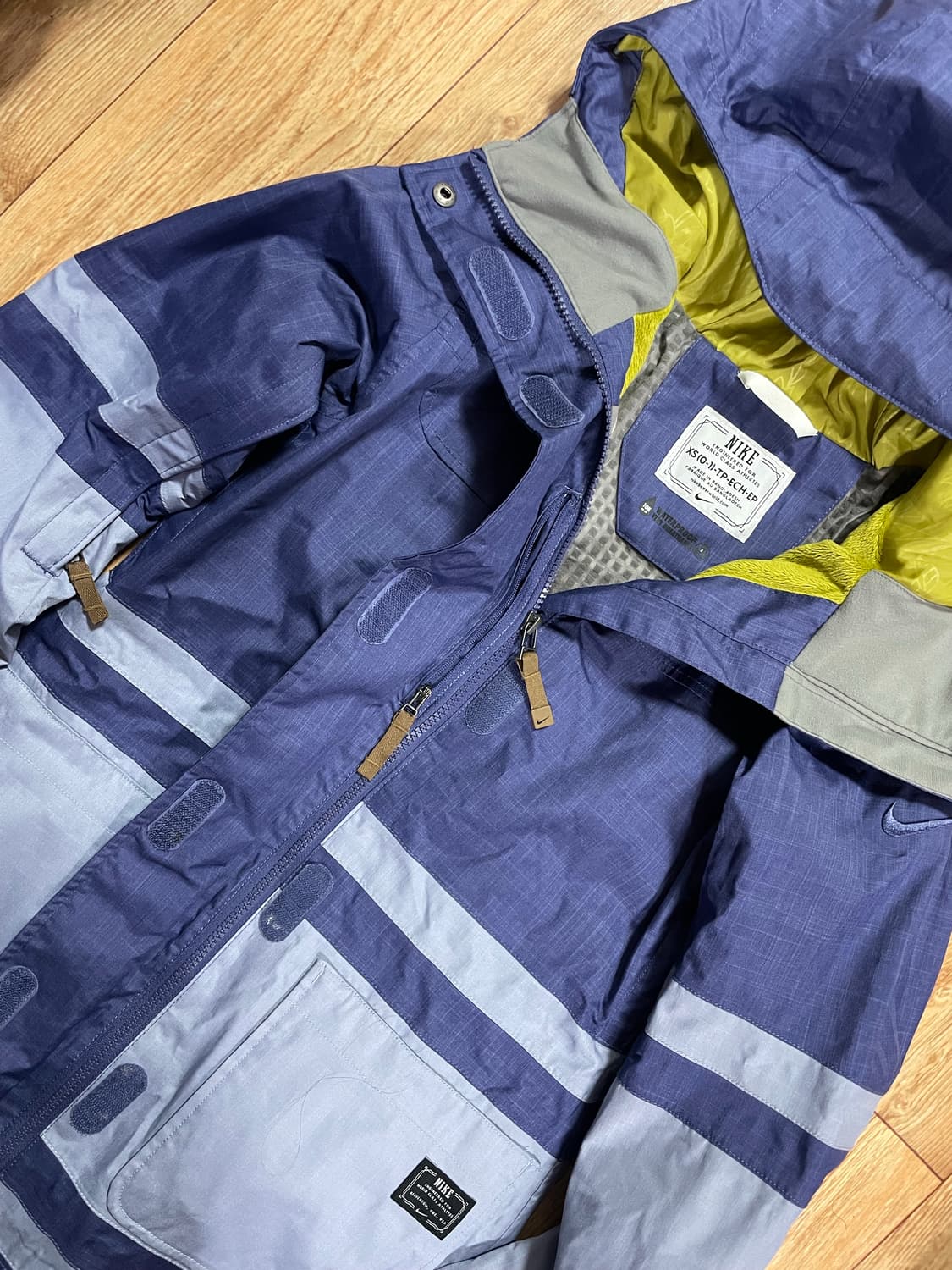 나이키 네이비 하늘 올드스쿨 바람막이 자켓 상품이미지2