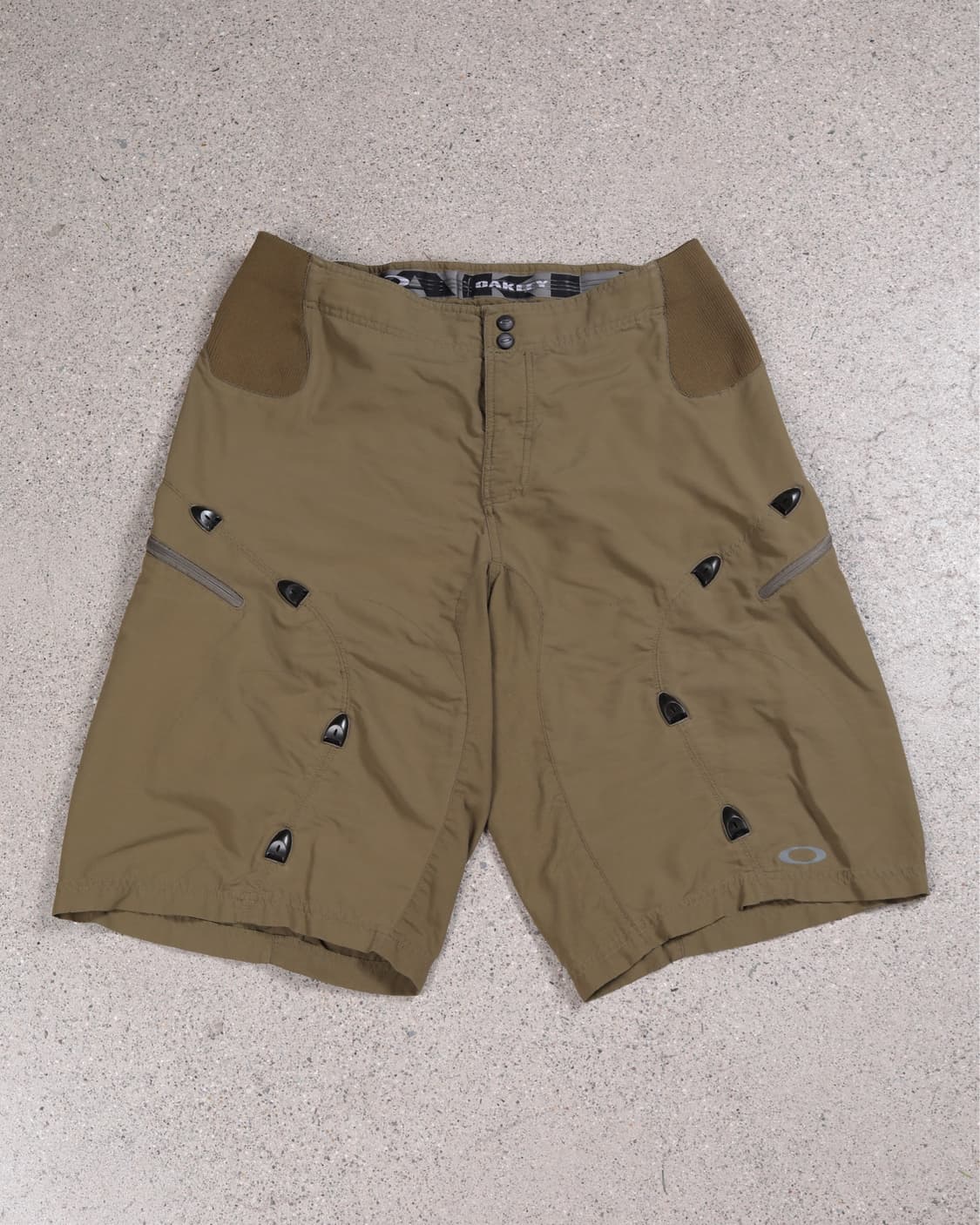 Oakley 00s MTB Khaki Molded Stud Shorts 상품이미지2
