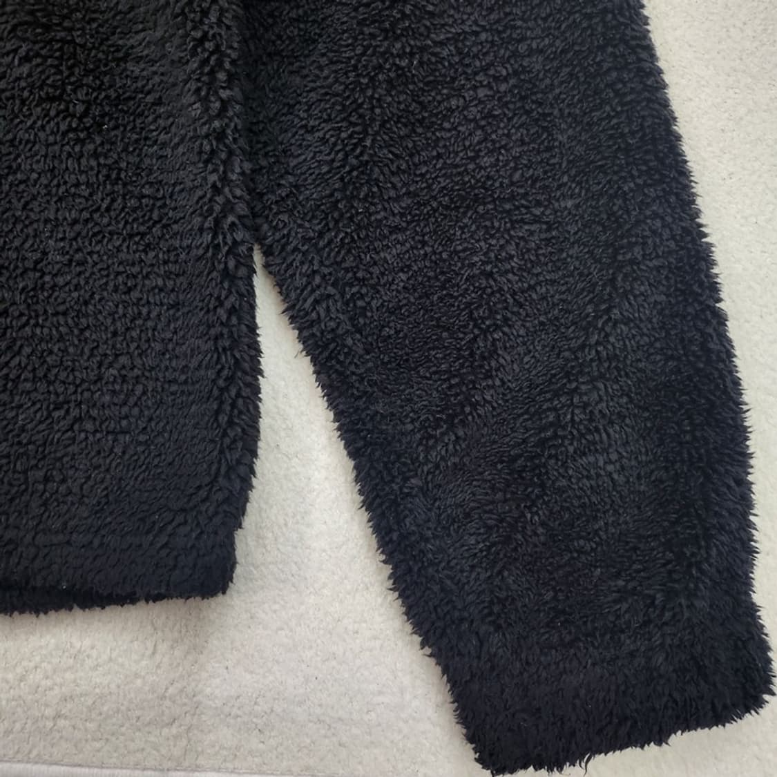 DKNY 블랙 플리스 후드티 S 상품이미지3