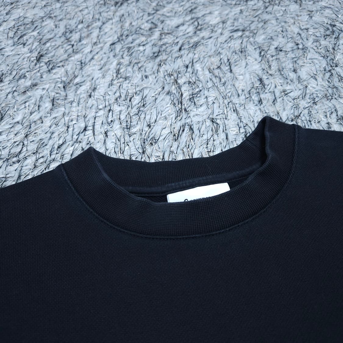 커버낫) L 남자 검정 맨투맨티셔츠 / 왕눈이샵 상품이미지8