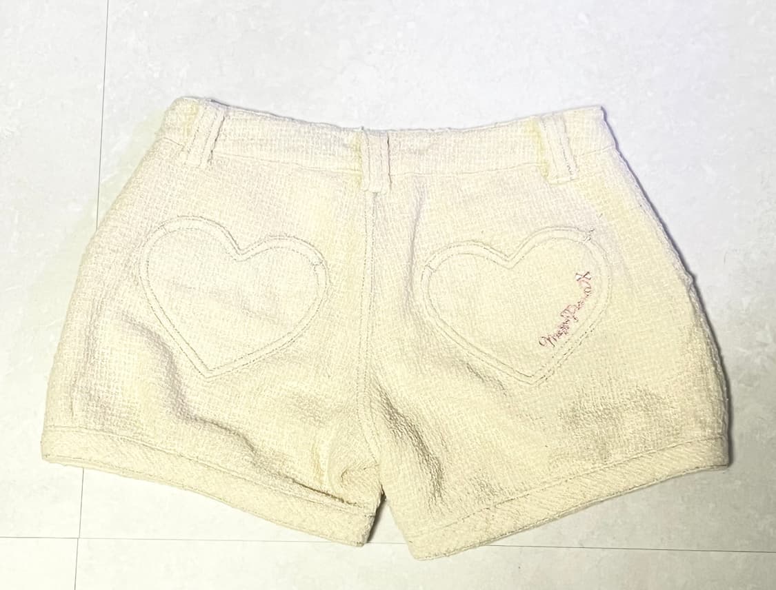 메조피아노 리본하트 반바지 히메갸루 리본숏팬츠 상품이미지2
