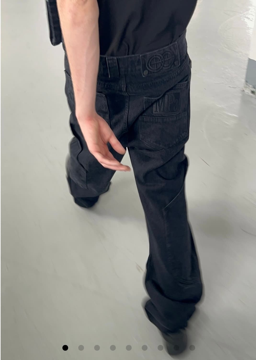 플라스틱 프로덕트 흑청 데님팬츠 L사이즈 판매합니다. 상품이미지1