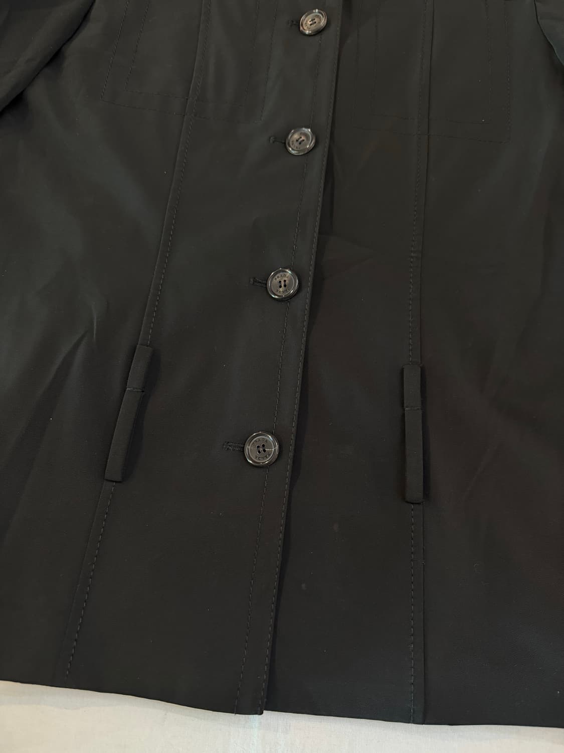 프라다 클래식 블레이저 코트 자켓 블랙 상품이미지3