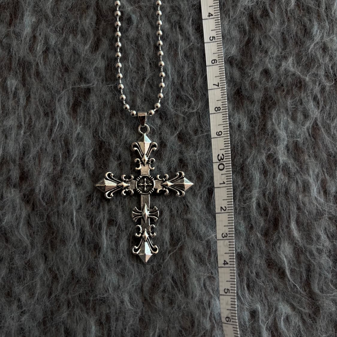 Cross necklace / 십자가 볼체인 키링 빈티지 써지컬 목걸이 상품이미지3