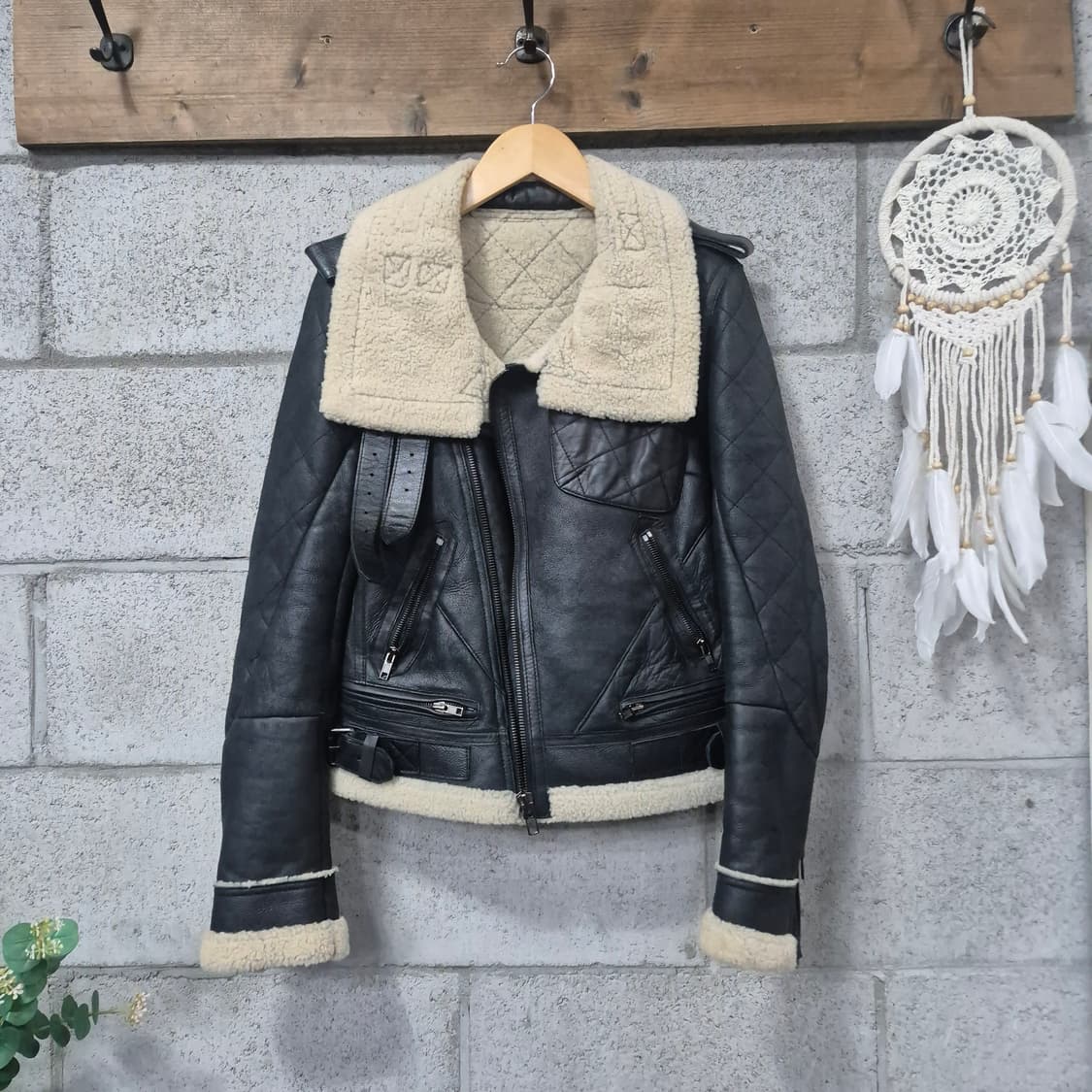 시스템  리얼양털천연가죽무스탕 상품이미지2