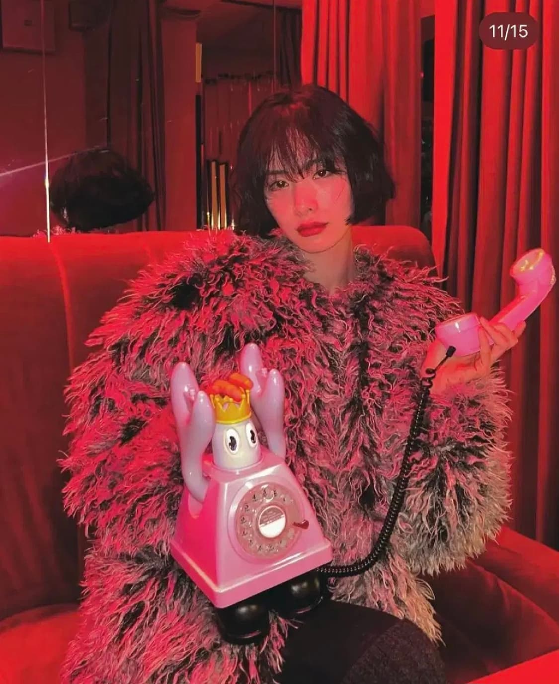 [1] SEO 에에스이오 퍼 코트 FAUX FUR COAT 상품이미지4